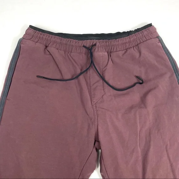 Zanerobe Joggers Sweatpants Burgundy Pants Size 36 - Picture 6 of 9